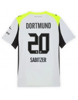 Moške Nogometnih dresov Borussia Dortmund Marcel Sabitzer #20 Gostujoči 2025-26 Kratki rokavi Moške Nogometnih dresov Borussia Dortmund Marcel Sabitzer #20 Gostujoči 2025-26 Kratki rokavi